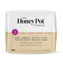 The Honey Pot Company, Non-Herbal Daytime Incontinence Pads With Wings, Organic Cotton Cover - 16ct - 1 - 查看 2