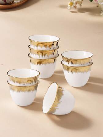 1/6/8/12 keramische bekers, keuken, eetkamer, woonkamer, cadeau, koffiekopje, theekopje, geschikt voor thee, koffie, melk, sap, bruiloft, feest, verjaardagscadeau
