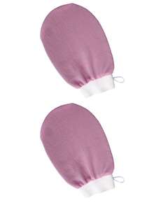 摩洛哥土耳其浴磨砂手套去角质身体面部晒黑按摩手套去角质手套随机颜色沐浴淋浴洗漱家居浴室装饰秋季装饰返校 - 彩色 - 查看 13