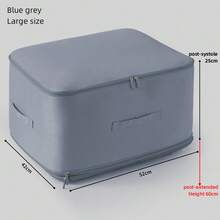 NetHong Clothes Storage Bags Zipped Organizer Underbed Wardrobe Cube Closet Boxes - Blue - View 10