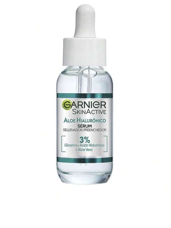Garnier Garnier - Aloe & Hyaluronsäure Feuchtigkeitsserum - 30 ml | Intensive Feuchtigkeitsversorgung, Falten-Füller mit Aloe Vera und Glycerin