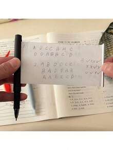 10/3/1pc Reusable Ballpoint Pen With Retractable Memo Pad, Made Of Plastic, Multifunctional Writing Tool For Exam And Note-Taking - Multicolor - View 2