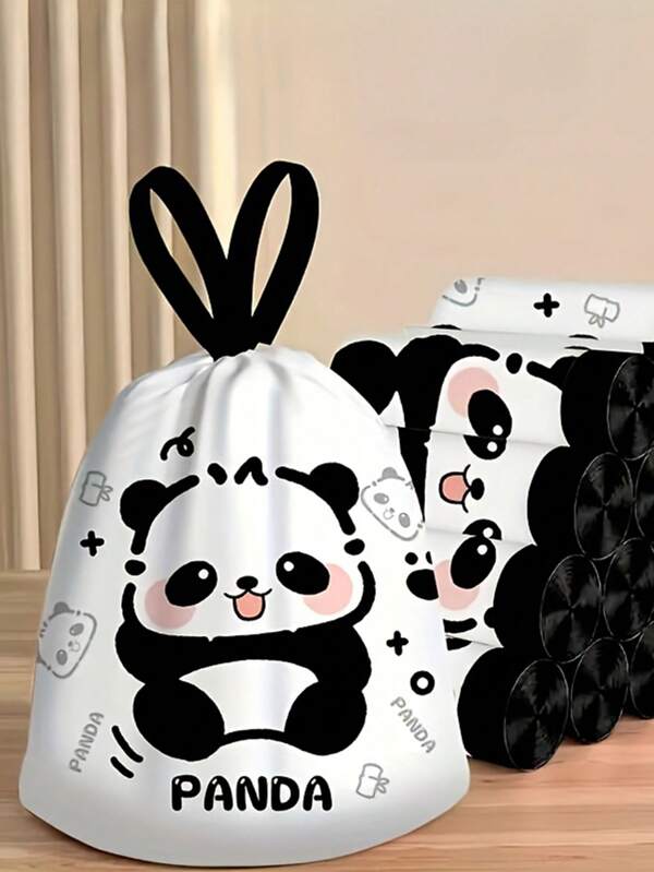 Bolsas de basura gruesas con diseño de panda - perfectas para limpiar la cocina, el baño y la habitación