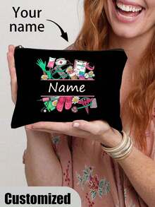 Borsa per il trasporto di articoli medici personalizzata, borsa da toilette, borsa portaoggetti per cosmetici, borsa multifunzionale - personalizza con il tuo nome, perfetta come ringraziamento per il servizio sanitario nazionale, regalo per neolaureati, personale ospedaliero e studenti di medicina, borsa portacosmetici per infermieri, regalo per infermiere professionista, borsa con cerniera per studenti di infermieristica, insegnanti, vibrazioni boho, multifunzionale, riutilizzabile, facile da pulire, antimuffa, traspirante, regali ideali per lui, regali ideali per amici, casa, sala da té, per anniversari, per lauree, per matrimoni