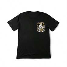 Playera estampada coleccion 2025 /       Verano  Regular - Negro - Ver 2