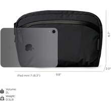 ALPAKA Flight Sling 2L-Crossbody Sling Bag For Men Travel Lightweight,Portable, Packable,With Quick Release Shoulder Strap - Black - View 11