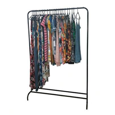 Arara Alta para Roupas e Vestidos Longos 190cm Altura x 125cm Comprimento - 100% Aço Resistente - Suporta Muitas Peças - Cabideiro Profissional Reforçado - Ideal para Closet e Loja - Estrutura Premium de Alta Durabilidade - Organizador de Roupas Pesadas