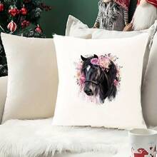 1/2/3 piezas Parches de transferencia de calor con diseño de cabeza de caballo, personalizados y de estilo, fáciles de usar y durables, adecuados para personalizar camisetas, vaqueros, suéteres, decoraciones lavables dulces