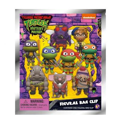 Crunchyroll 1PC Crunchyroll Ninja Turtel Officially Licensed 3D Anime Character Mystery Bulk Bag Clip Keychain Random One Leonardo Raph Or Other Characters For Everyone Funny Valentine's Day Gifts