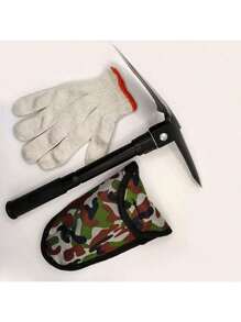 Outdoor Survival & Camping Four-In-One Multifunctional Folding Shovel - Made Of Durable Stainless Steel, With Saw, And Bottle Opener Camping Stuff
