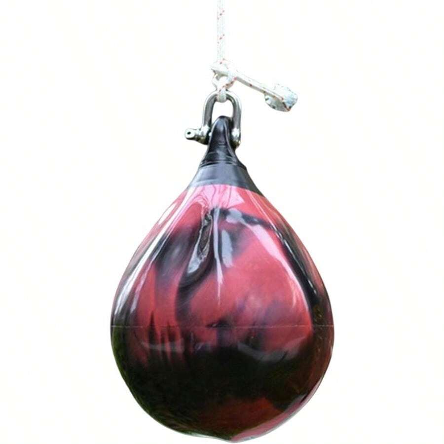 Pegciuho Saco de Boxeo de Agua Saco Pesado Saco de Arena Saco de Boxeo Impermeable Entrenamiento de Agilidad para niños Adultos Karate Agilidad Muay Thai - Rojo - Ver 1