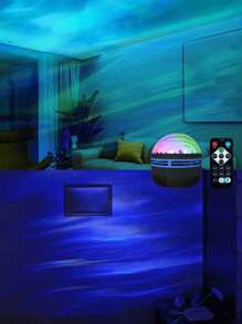 1 pezzo Proiettore di luci dell'aurora boreale con luce galassia per sala giochi, feste, proiettore di luce per camera da letto, proiettore di luce a LED per decorazioni domestiche