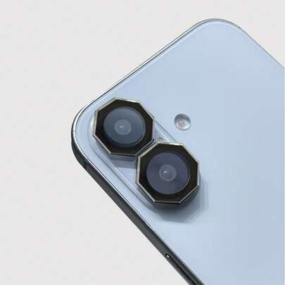 1 件黑色八角形防刮 AR+AF 高清镜头膜保护膜套装适用于智能手机相机生日、家人、朋友礼物镜头保护膜、手机配件防水防震防摔防摔防指纹全覆盖