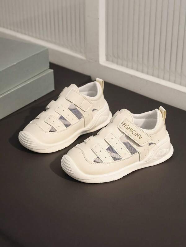 1 Paar Sommer Neuheit für Säuglinge Jungen/Mädchen Klettverschluss Luftdurchlässige Sport-Stil Sandalen