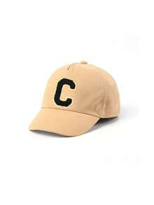 1pc Adjustable A-Z Letter Baby Baseball Cap, Suitable For Princess Girls Travel, Outdoor Activities And Daily Wear, Birthday Gift - Multicolor - View 8