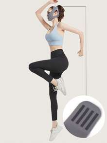 1 件女士灰色日夜绷带睡眠面罩，适合日常佩戴