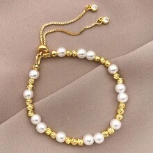 20/50 件真 18K 镀金隔珠波纹圆形散珠持久镀金隔珠 2.5/3/4/5/6 毫米微型黄铜圆球散珠适用于 DIY 珠宝制作