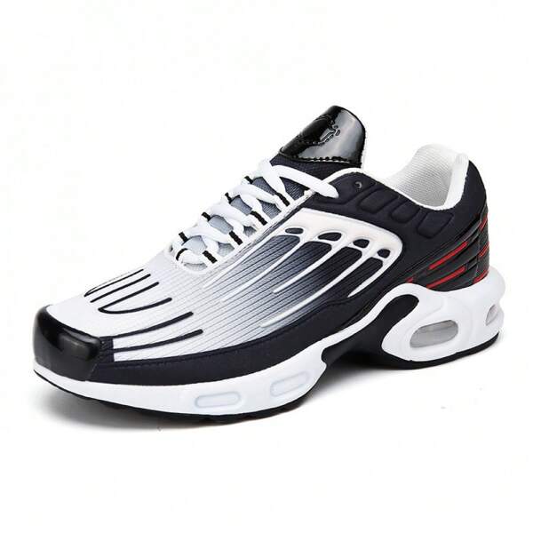 Chaussures de course rembourrées décontractées à air pour hommes Baskets pour la marche, le tennis, le basket-ball, la gym, les sports
