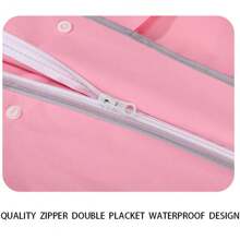 Lächelnde Panda Mode Regenjacke mit verlängertem EVA Material, haltbar und atmungsaktiv für Herren und Damen, geeignet für Outdoor Wandern | Elektrisches Fahrrad Fahren Regenjacke