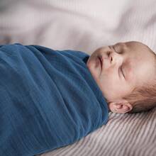 Manta de muselina recién nacido, envoltura suave y transpirable, paños para eructos, esenciales para el baño del bebé - Multicolor - Ver 6