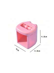 1pc Slouchy Sunflower Seeds Sheller Manual Peeling Tool, Slouchy Cow Shaped Manual Sunflower Seed Sheller, Cute Creative Cartoon Plastic Shelling Tool For Nuts, Portable Household/Outdoor Camping Hiking Slouchy Sunflower Seeds Sheller Manual Peeling Tool, Cartoon Watermelon Seed Mini Plastic Toy, Small & Portable, Cute Slouchy Manual Toy, Kitchen Supplies, Batteries Not Included