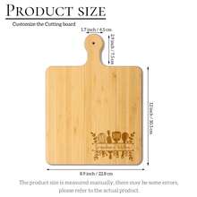 1 Pc Engraved Cutting Board, Personalized Wedding Gift, House Warming Gift, Personalized Cutting Board, Anniversary Present, Paddle Cutting Board - A2 Pattern Design 1 - View 6