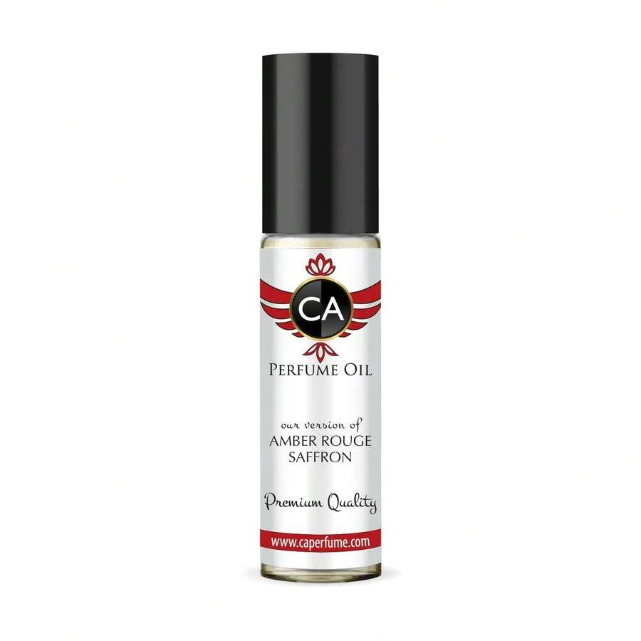 CA Perfume - Amber Rouge Saffron Perfume Body Oil Roll-On Unisex Fragrance - Perfume For Women And Men - Amber & Floral - View 1