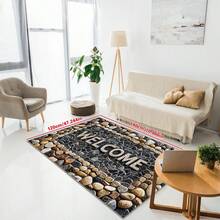 1pc Anti-Slip Doormat - Washable, Stone Pattern, Suitable For High Traffic Indoor And Outdoor Decor Outdoor Rug Door Mat Bathroom Decor Summer Carpet - Multicolor - View 1