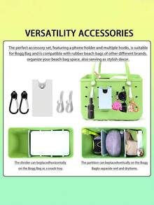 Beach Bag Dividers,Travel Accessories; Travel Essentials; Suitable For Travel And Outings. For Beach Bag Separation, Eva Clothing Snack Partition, Handbag Accessory Integrated Storage Partition - Multicolor - View 9