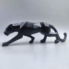 Tượng Động Vật Tượng Trừu Tượng Hình Học Phong Cách Nhựa Panther Điêu Khắc Văn Phòng Tại Nhà Máy Tính Để Bàn Trang Trí Thủ Công - Nhiều màu - Xem 14