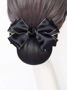 撞色滚边蝴蝶结装饰发夹，可爱情人节爪夹，发爪，发卡，学习用品，优雅，大学，蝴蝶结，高贵，冬季女装，发饰，头饰，发夹 - 彩色 - 查看 7