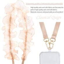 Curea de umăr reglabilă cu model floral, lungime 120 cm, pentru geantă, potrivită pentru telefon mobil universal, pentru femei