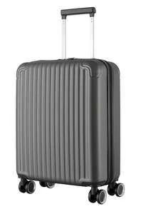 R.Leone Vali Ryanair 55x40x20 cm + 40x20x25 cm Bộ 1 vali 2 vali kéo tay 4 bánh xe và hộp đựng mỹ phẩm bằng nhựa ABS 9991 - Xám - Xem 17