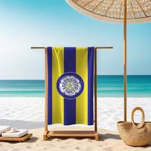 Leeds United Football Club Beach Towel - Super Absorbent, Ultra Soft Microfiber, Quick Dry, 100% Polyester, Perfect For Swimming, Camping, Travel, Rectangular Design With Football & "UNITED" Logo, Beach Essential | Modern Design | Machine Washable Towel, Beach Blanket Bathroom Decor Summer Beach Essentials - Multicolor - View 12
