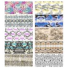 Beautizon Nailartlab 10 Peças Papel Adesivo de Transferência de Estampa de Pele de Cobra para Decoração de Unhas Estilo Punk 5D DIY