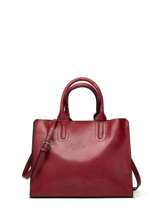 New Retro Elegant Fashion Tote Bag, Simple & Versatile Women Detachable Adjustable Shoulder Handbag, Suitable For Going Out, Dating, Commuting/Working, Office Daily Use