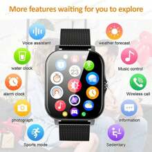 SIMSONLAB 2025 HOT Smartwatch For Women , Multi-Functional Smartwatch Support Notification Alert / Wireless Calling / Alarm, Fitness Tracker With Multi-Sport Mode , Weather Forecast , Compatible With Android & IOS, Fashionable Design,Valentine's Day Gift
