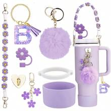 Accesorios de decoración de la Copa , Tapa de pajita de 8-9 mm, Botas de silicona compatibles con vasos de 30 y 40 onzas de la Cup, regalo de Navidad para niñas, regalo DIY creativo, decoración de Acción de Gracias, decoración de regalo para amigos, decoración de fiesta de Navidad, accesorios , vaso de Navidad, útiles escolares