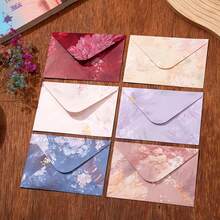 10pcs Spring Cloud Dream High-Quality Vintage Envelopes & Letter Papers, Beautiful & Fresh Greeting Cards, Invitations, 10x11cm - Multicolor - View 1