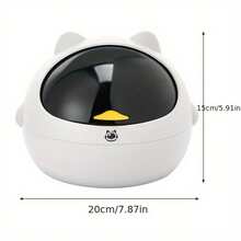 Ultra Comfort Flip-Top Bird Nest Box - Washable Cabin For Parrots/Cockatoos, Removable Base, Breathable Design | 2-Use Scenarios, No Batteries, Reusable Habitat - White - View 9