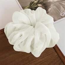 1 Peça Scrunchie de Chiffon Elegante, Laço para Cabelo Feminino, Acessório de Cabelo para Rabo de Cavalo, Coque, Scrunchies e Laços de Cabelo