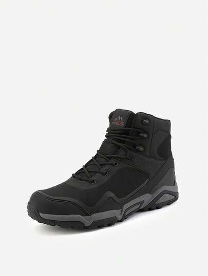 Botas de senderismo para hombre, para exteriores, de media caña, impermeables