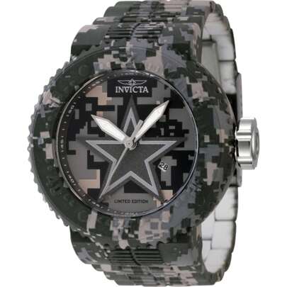 Invicta 45092 Men's NFL Dallas Cowboys Aqua Plated Bracelet Watch