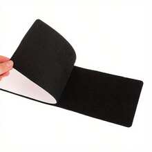 New Unique Frameless License Plate Holder Harmless Polyester Adhesive Number Plate Holder Number Car Accessories 2023 - Black - View 8