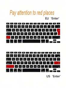 12-14 英寸通用透明笔记本电脑键盘盖，防水防尘键盘保护膜 - 通用版 - 查看 11