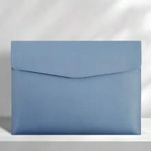1 Stück minimalistischer Business-Stil Kunstleder Umschlag Dokumentenmappe, weiche Textur, kann Dateien, Handy, Tablets aufnehmen, geeignet für Geschäftsleute, Büromitarbeiter, Studenten, für Büro, Studium, Geschäftsreise Verwendung Schulmaterial, Rückkehr zur Schule