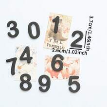 1/3/10 buc/set autocolante magnetice pentru frigider cu numere negre, magneți de frigider combinați DIY, decor aniversar, cadou, decorare pentru casă și bucătărie