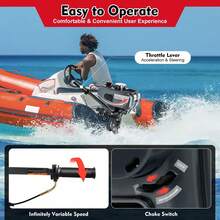 kangten Outboard Motor, 2-Stroke, Water-Cooled, Boat Engine - Multicolor - View 8