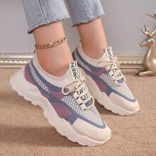 Women's Breathable Casual Sport Running Shoes Flat Sneakers Anti-Slip, Spring/Summer