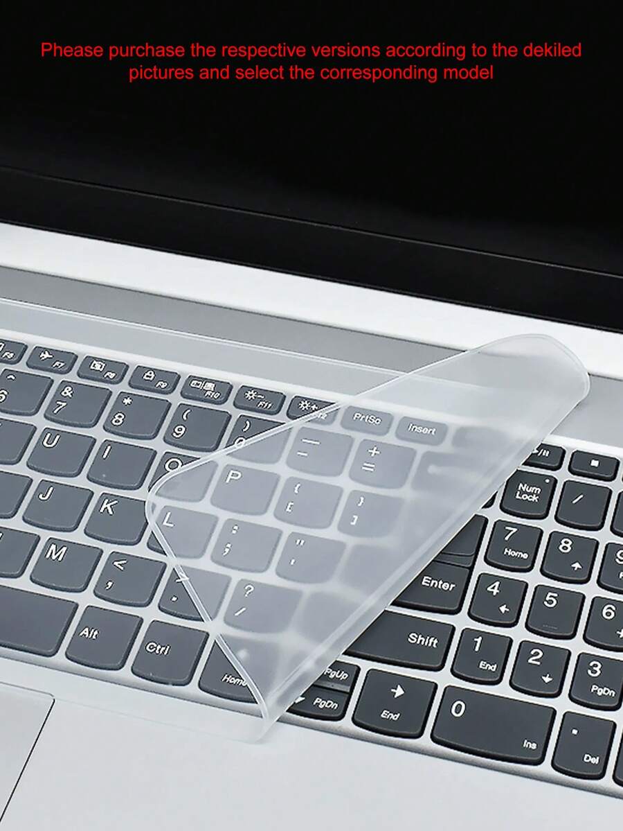 12-14 英寸通用透明笔记本电脑键盘盖，防水防尘键盘保护膜 - 通用版 - 查看 1